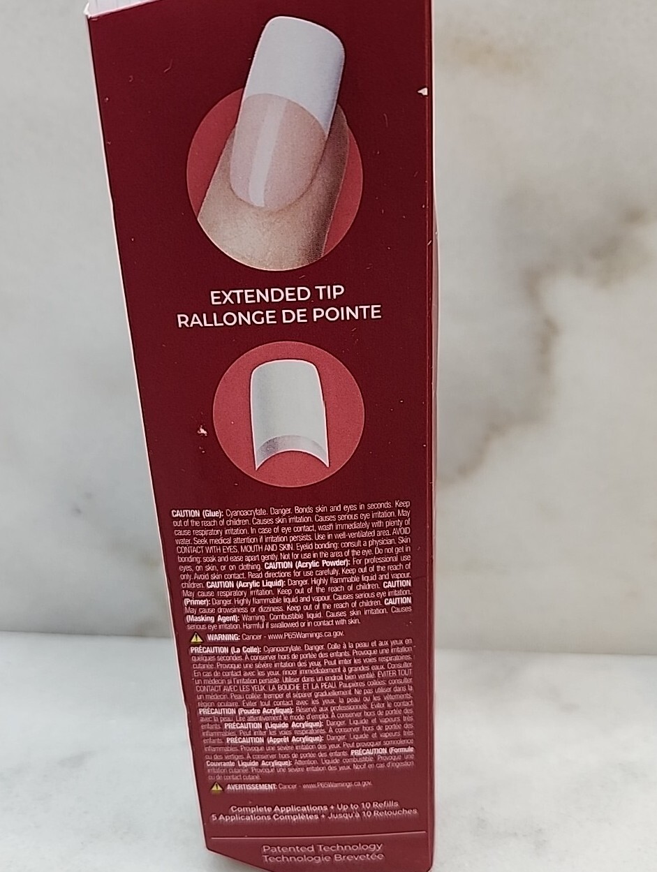 1-,KISS Complete Salon PROFESSIONAL ACRYLIC KIT #ak120 60 Tips