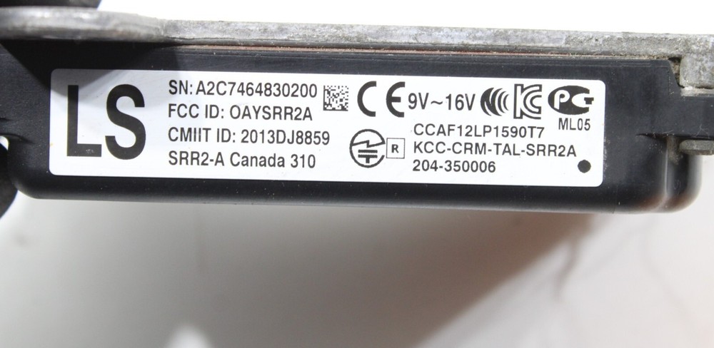 LEXUS LS460 LS600H REAR LEFT SIDE BLIND SPOT RADAR SENSOR MODULE OEM 2015 - 2017