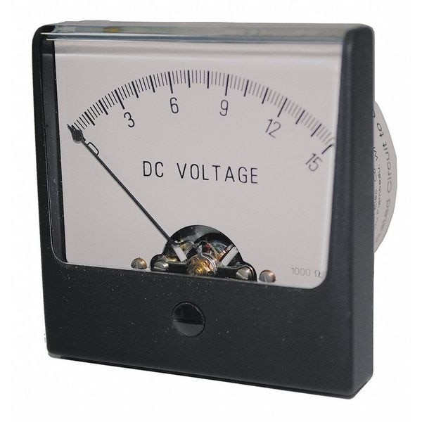 Analog Panel Meter, Dc Current, 0-300 Dc A, 12G433