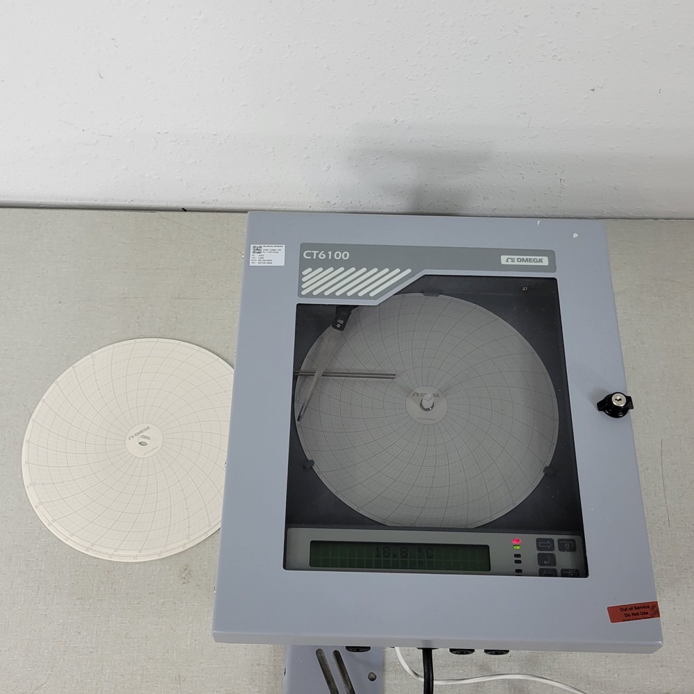 Omega CT6100 Microprocessor Controlled Automatic Circular Chart Recorder