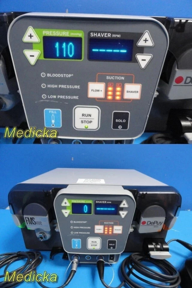 Arthroscopy Shaver & Fluid Control Console w/ Interface Cable & FootPedal ~29196