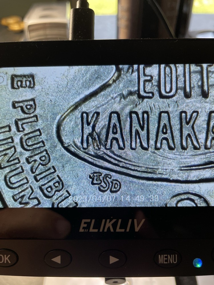 2023 D Edith Kanaka’Ole Quarter with (Cold Sores) Die Chip Errors