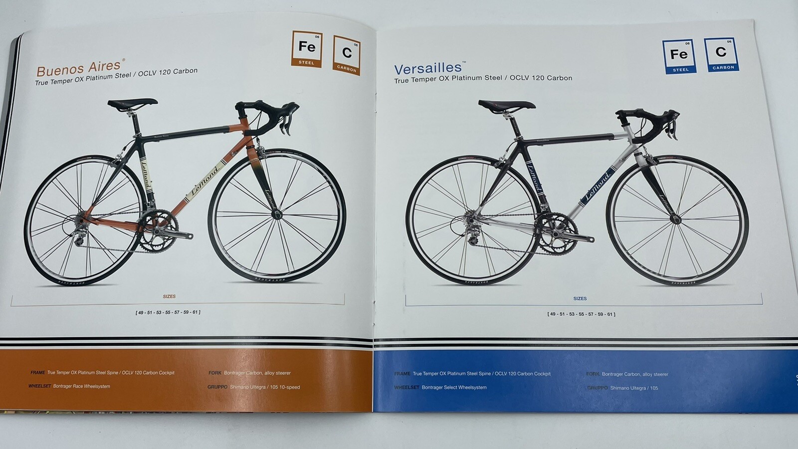 NEW 2006 GREG LEMOND Racing Bicycles Full-Line Catalog Road Vintage Cycling