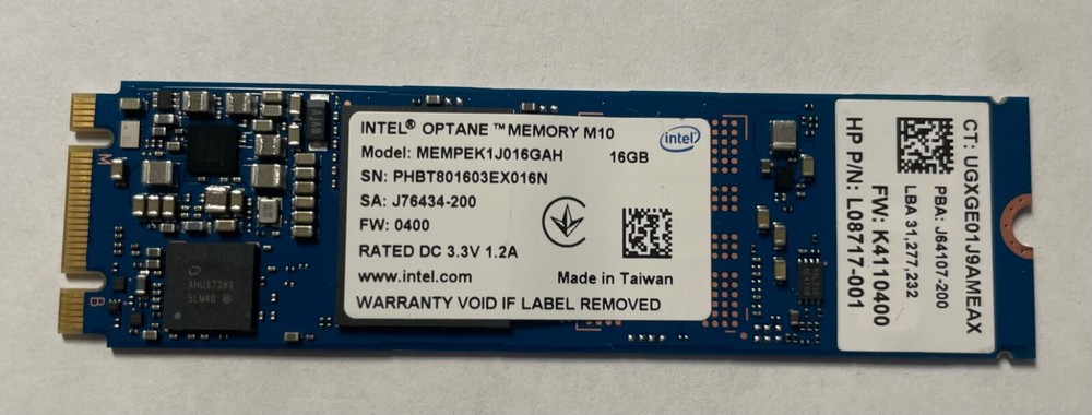 16GB M.2 PCIe 3.0 Intel Optane Memory Module SSD for Laptop,Desktop,Computer, PC