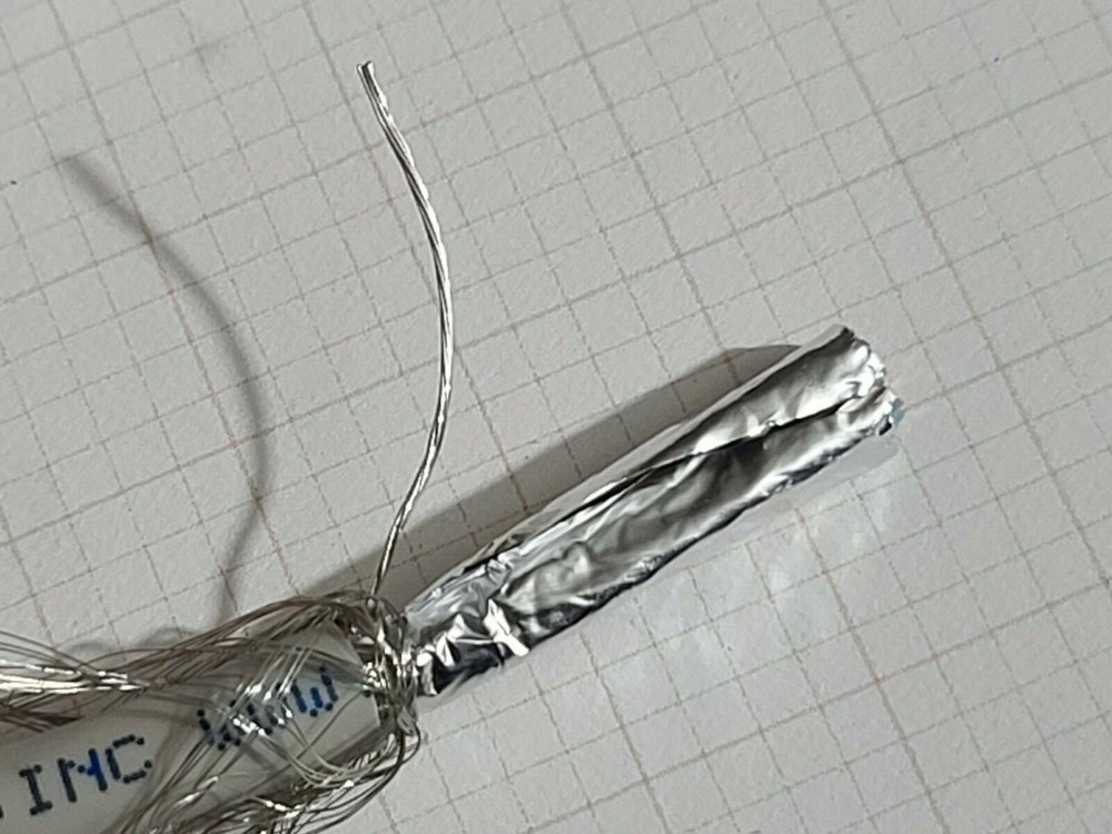 L-com TFSC2004 24/4P Cat5E SF/UTP Shielded Network Ethernet Cable Gray /50ft