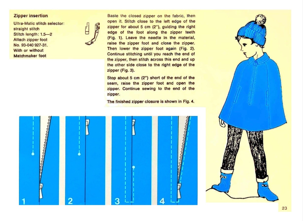 Large Deluxe-Edition Pfaff 1221 1222 Original Instruction Manual Bound Color