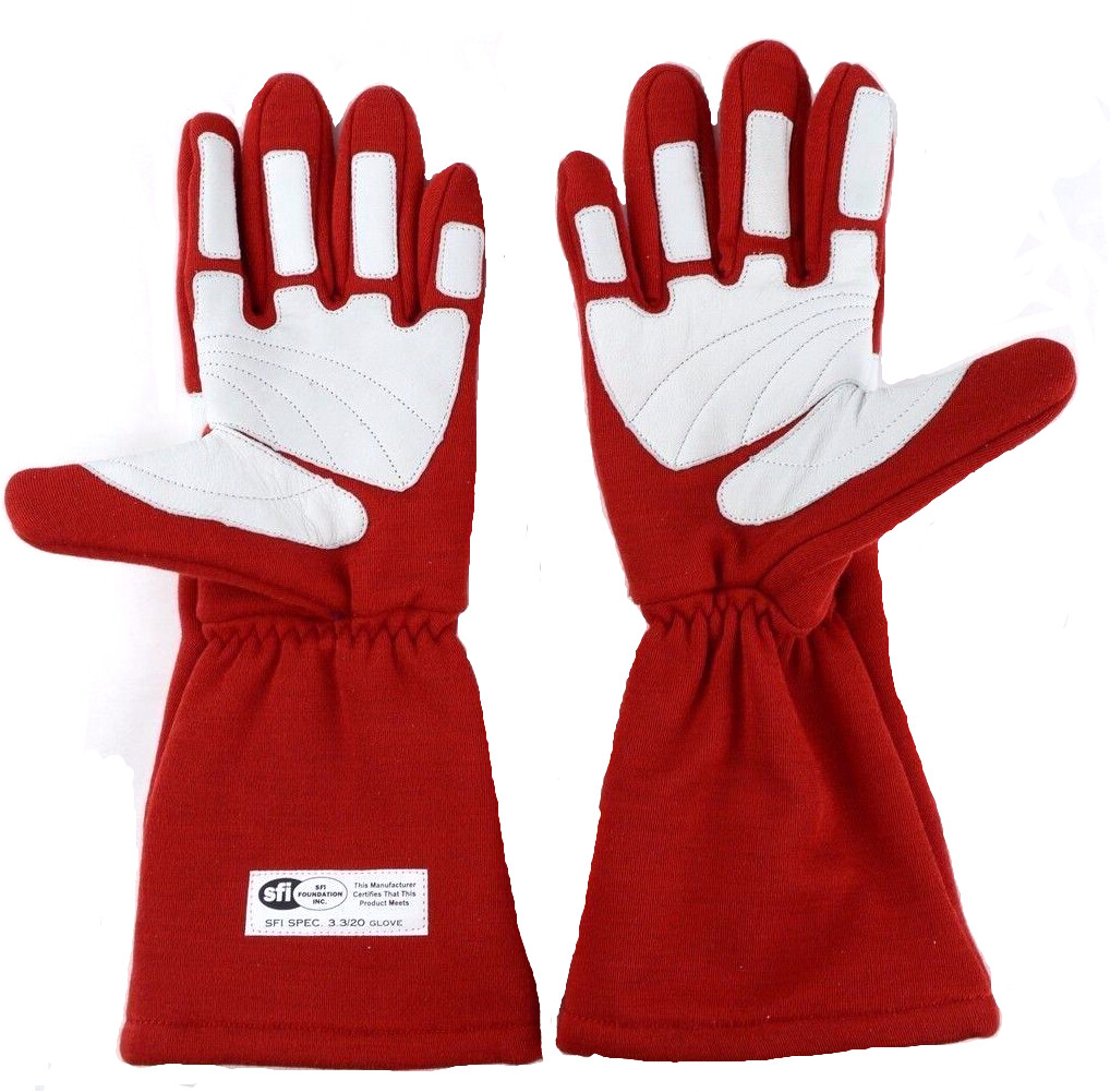 ALCOHOL RACING GLOVES SFI 3.3/20 RACING GLOVES 3-2A/20 RED SIZE 2X