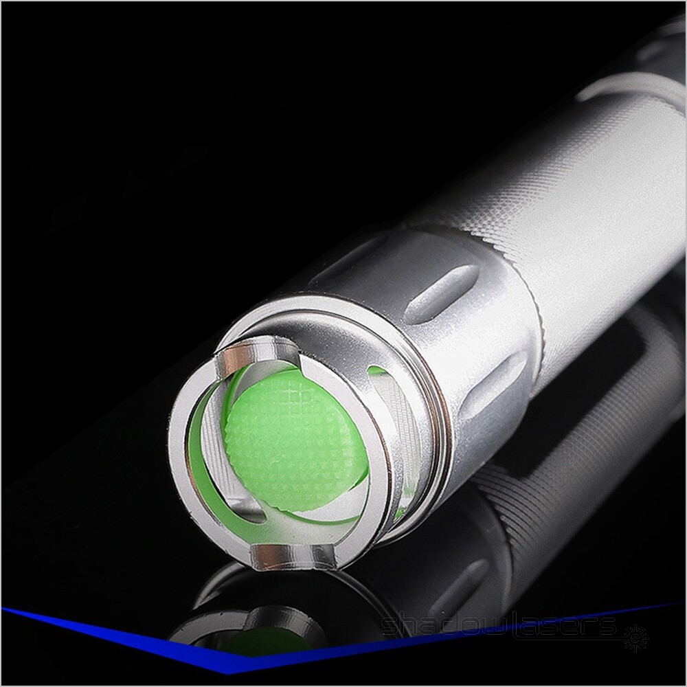 520nm Adjustable Focus Laser Pointer Pen Light Visible Beam Laser +Charger