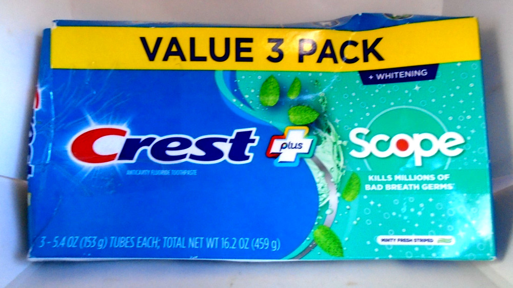 Crest Scope Whitening Toothpaste (3 Pack) - 5.4 Oz Each