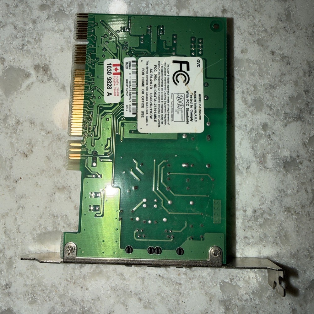 Vintage Data /Fax Modem Card