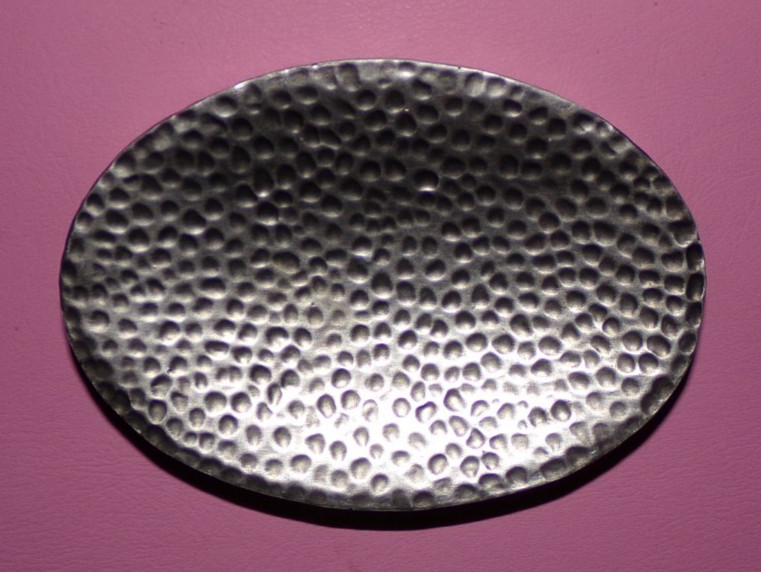 CANNON Soap Dish Pattern: Hammered Metal