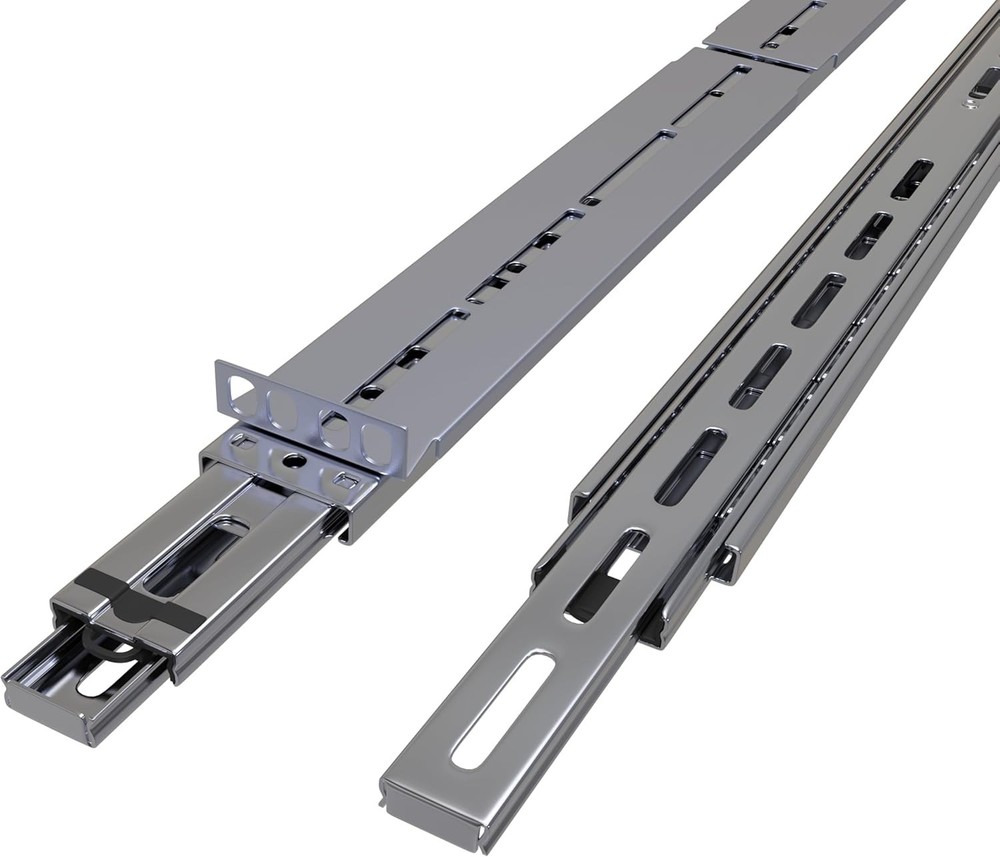 Adjustable Sliding Rails 18"-25" Depth for Server Rack