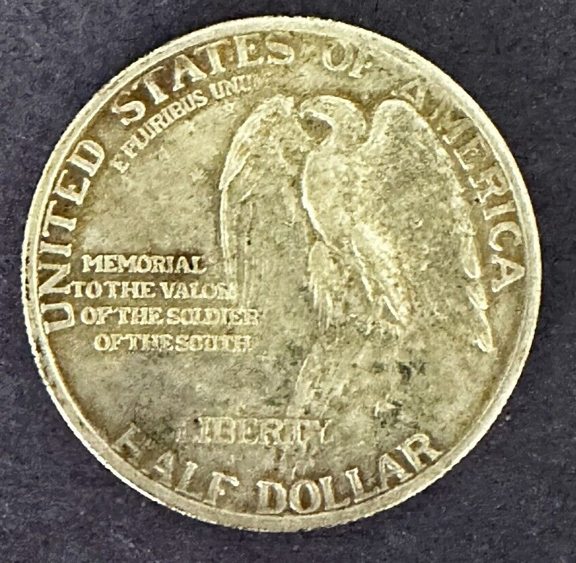 1925 Stone Mountain Commemorative Half Dollar 50c - XF