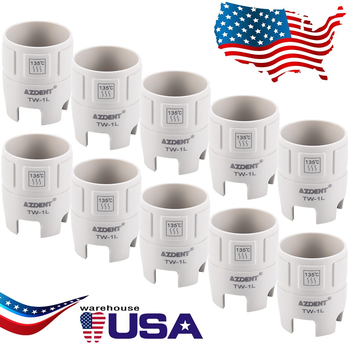 5X Dental Ultrasonic Piezo Scaler Tips Torque Wrench Key for NSK EMS SATELEC DTE