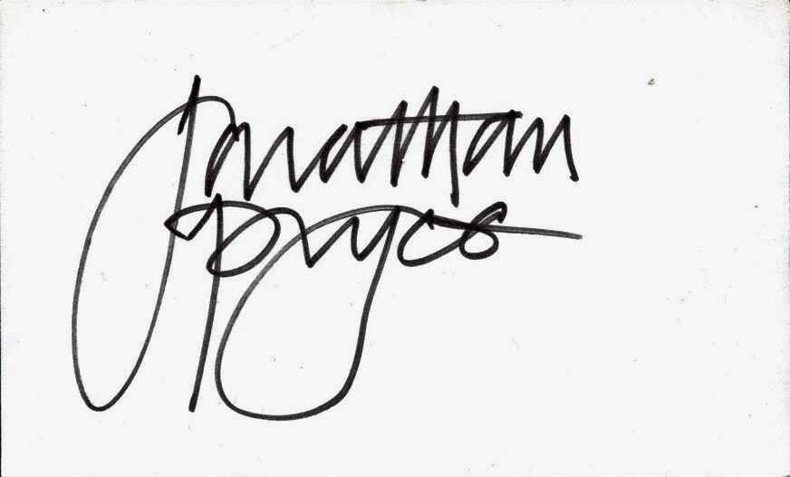 JONATHAN PRYCE In-person Autograph