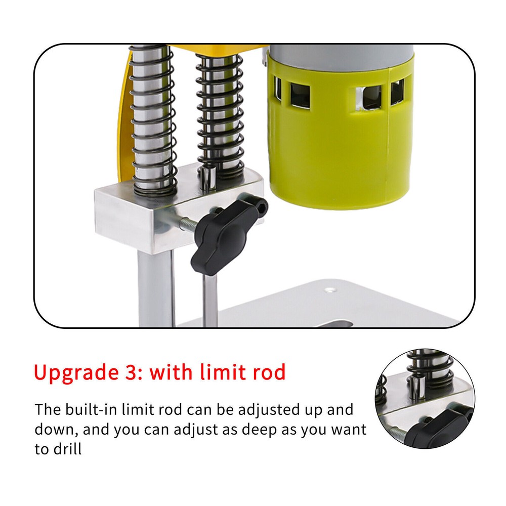 Mini Bench Drill Press Precision Table Milling Machine Portable Driller DIY 120W