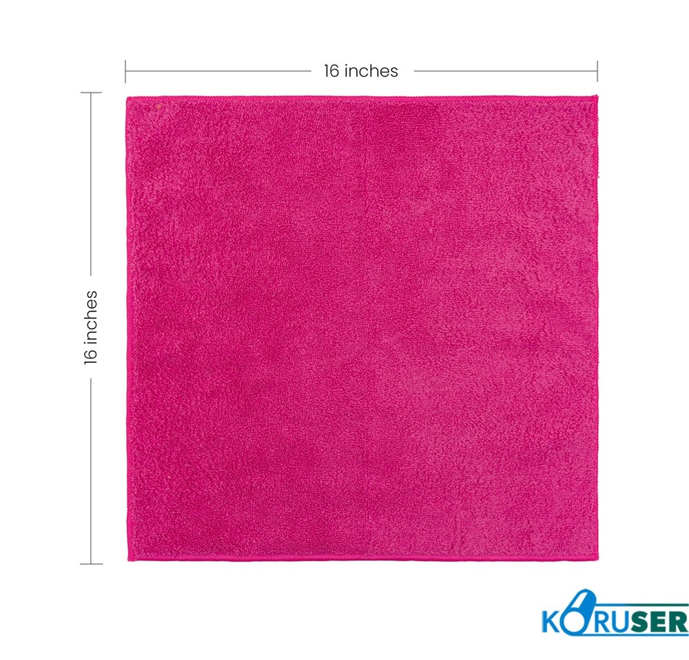 Microfiber Cleaning Cloths - Reusable and Washable - Multi Purpose Indoor/Out...
