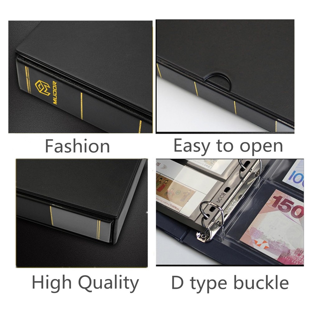 Empty Stamp Albums Stockbook for Professional Collectors, Classic Binder with Sl