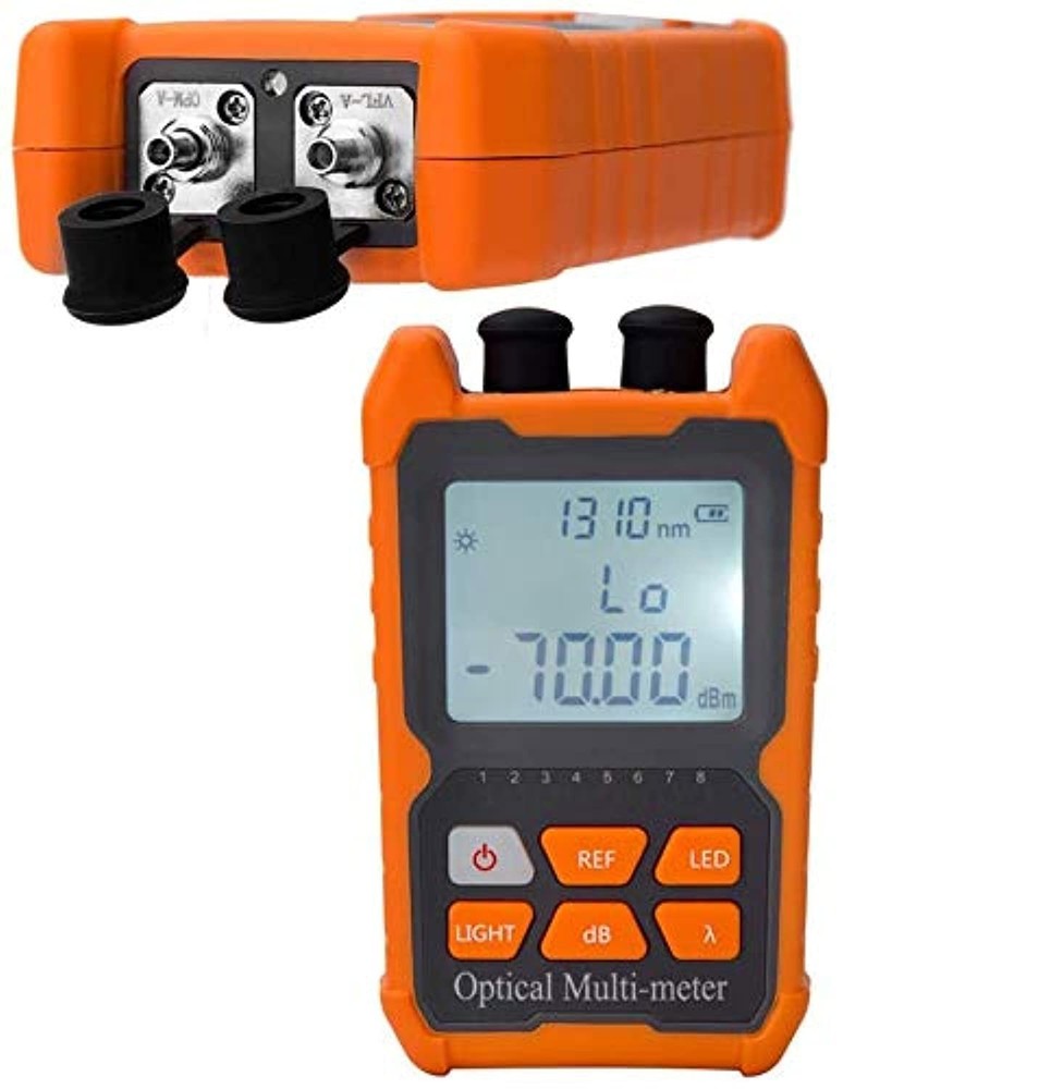 Professional Fiber Optic Power Meter with Backlight & Automatic Shutdown Feature