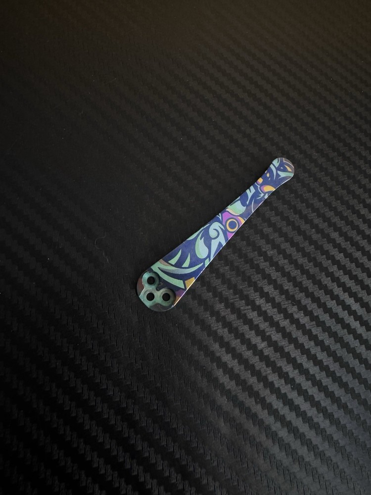 Custom Titanium Clip For Spyderco PM2 Paramilitary 2 (no Knife)