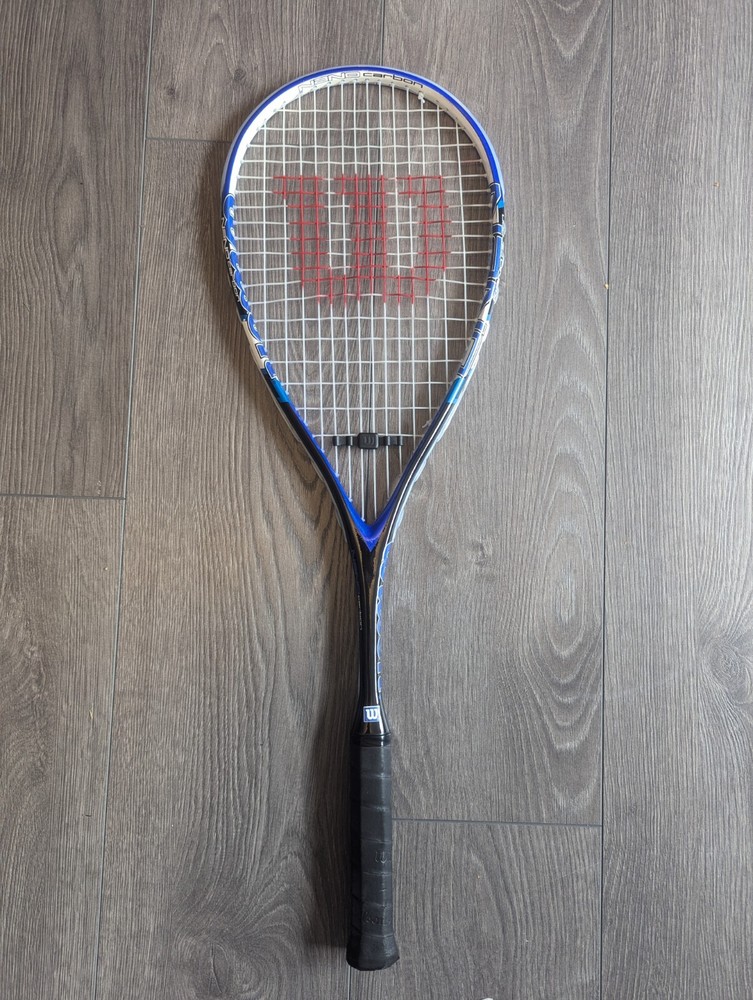 Wilson Nano Carbon Squash Racket with Case