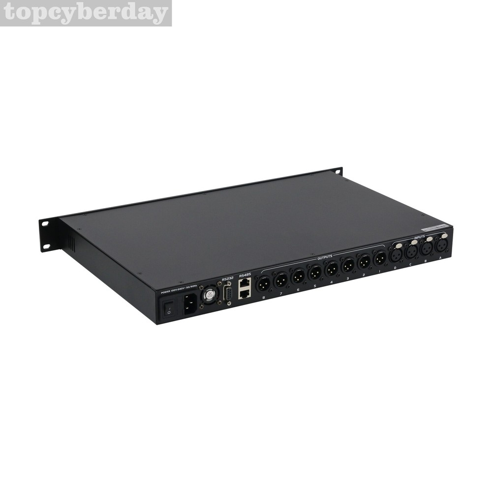 DS48 24Bit 96KHz Digital Audio Processor Audio Management System 4 In 8 Out