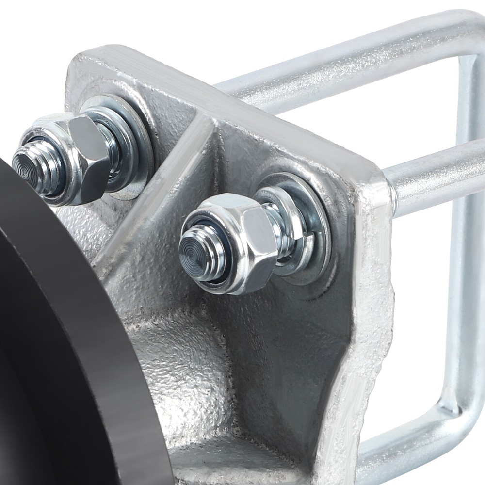 4" Square Post x 2 1/2" Round Gate Frame Premium Nylon Cantilever Roller US