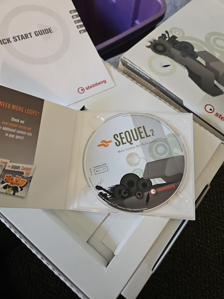 Sequel 2 Music Creation Performance Recording Software Steinberg Sequel2 TESTED