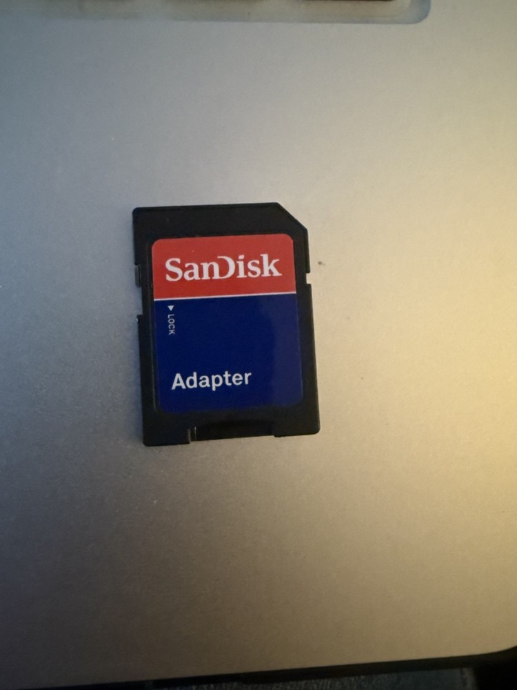 SanDisk MicroSD Micro SD to SD HC SDHC Adapter Memory Card Reader