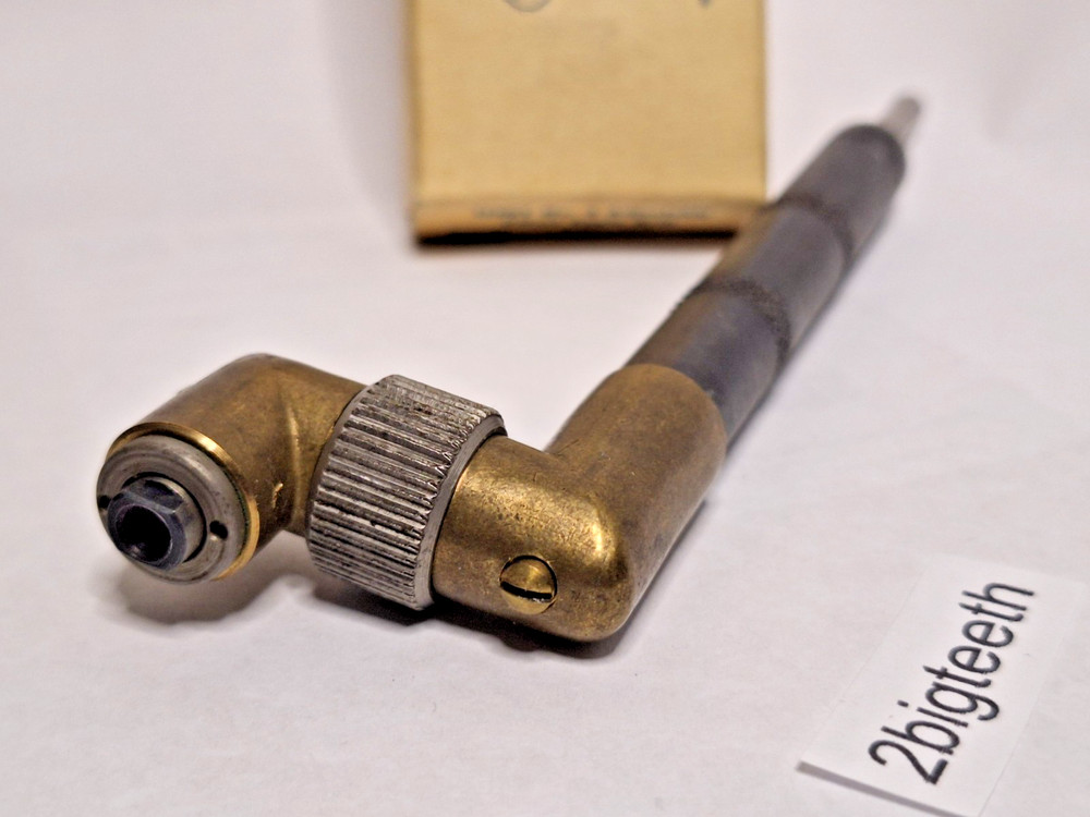 NOS Vintage Terry No. 4 Adjustable Offset Right Angle Drilling Drill Attachment