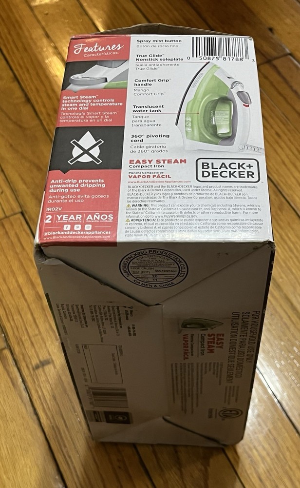 Black & Decker Easy Steam Compact Iron