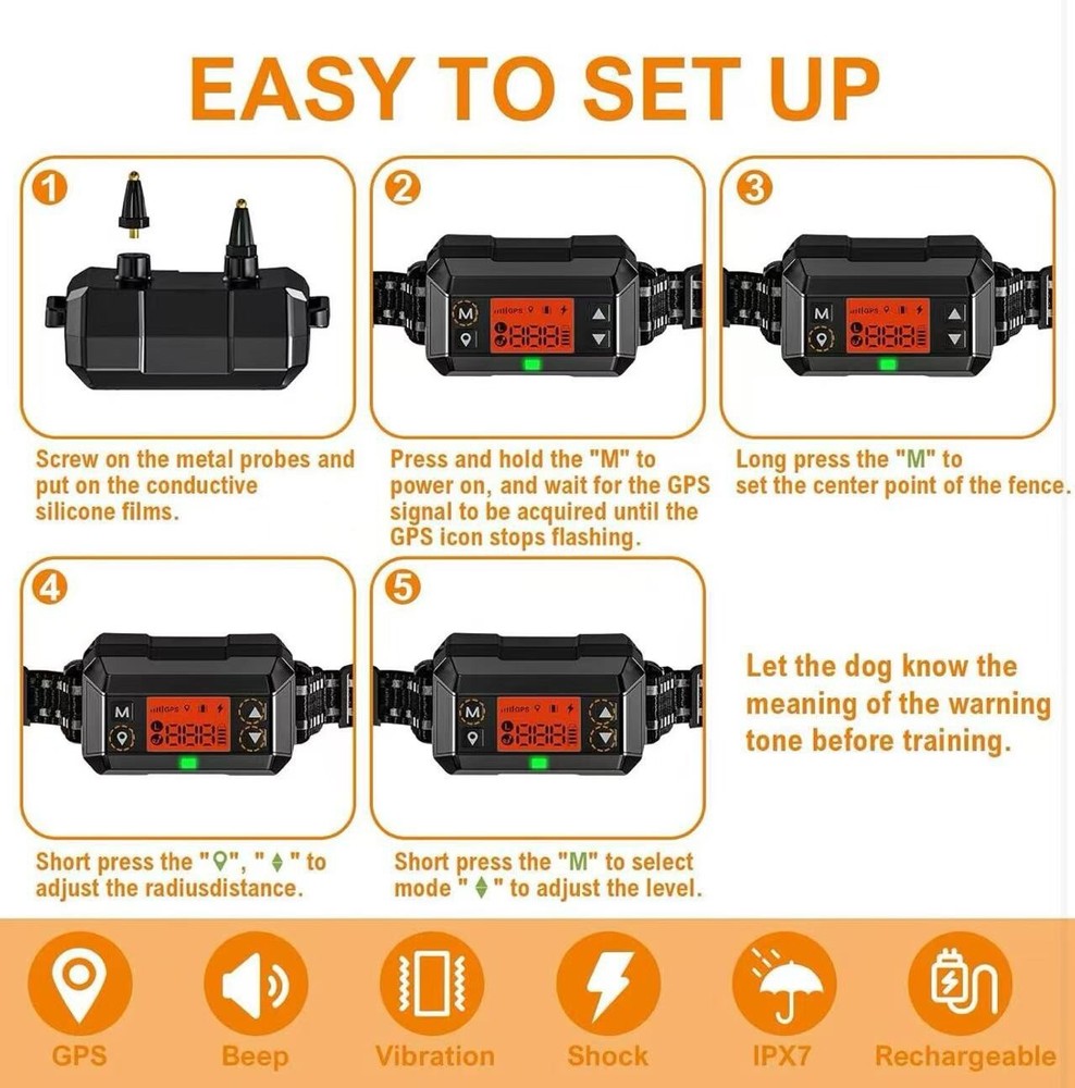 GPS Wireless Dog Fence System