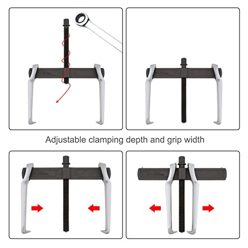 ChgImposs 8 Inch 2-Jaw Gear Puller, Adjustable Bearing Puller Gears,