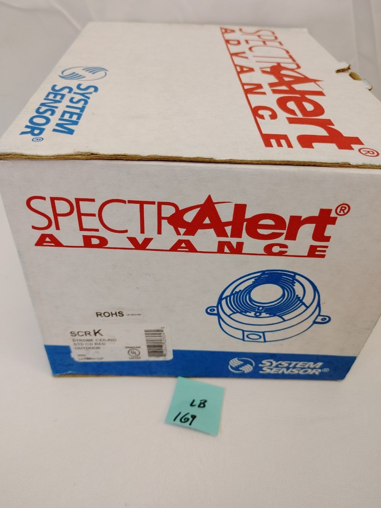 SPECTRAlert SCRK Strobe Ceiling Outdoor Red