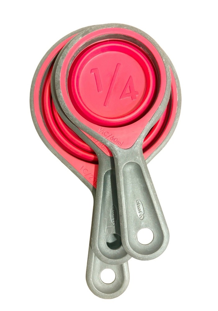 3-Piece Collapsible Silicone Measuring Cups