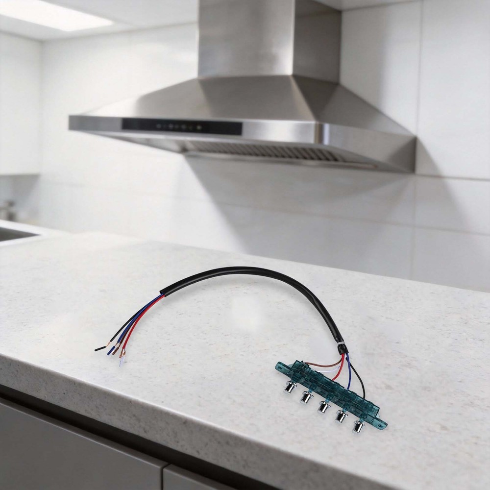 Range Hood Control Panel 5 Button Switch for Enhanced Operation in Kitchens