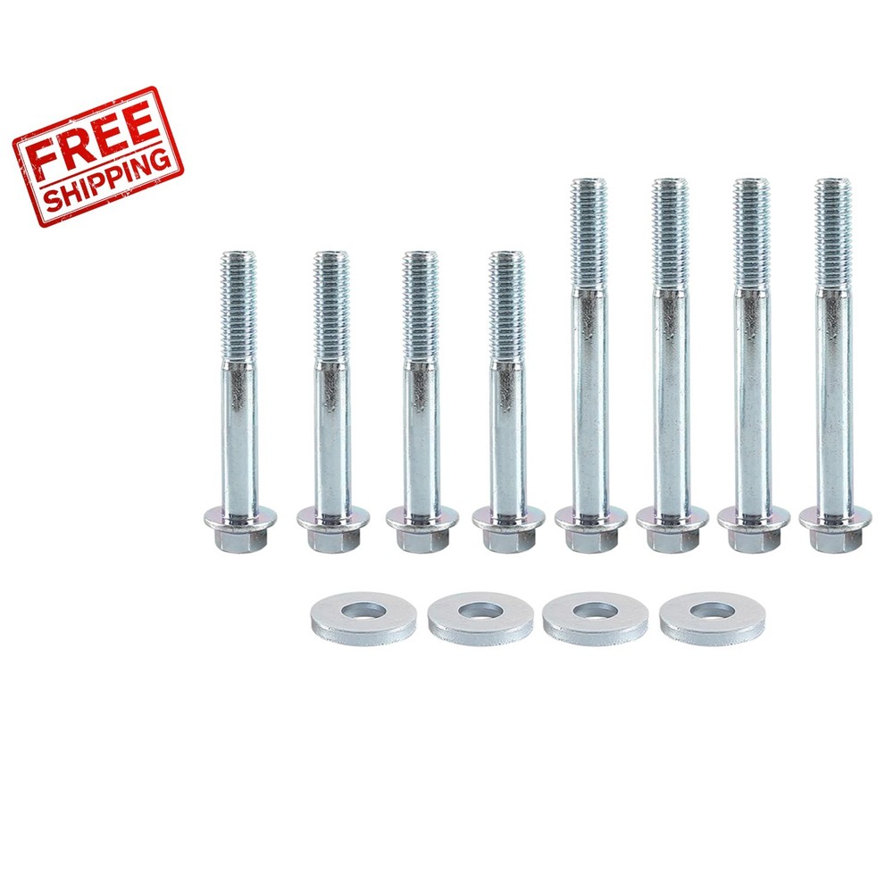 Secure 12pc Engine Stand Bolt Flange Kit - No Washers Needed for Easy Setup