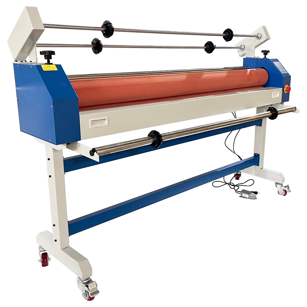 63 in Semi-Automatic Cold Laminator Machine 110V Wide Format Laminator Machine