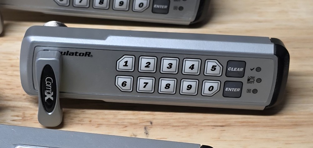 CompX Regulator Electronic Keypad Lock Access Control Enter/Clear Buttons
