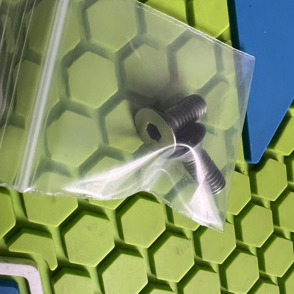 SHOCKTECH PAINTBALL MARKER DROP FORWARD RAIL + SCREWS -PAINTBALL -SILVER IMPULSE