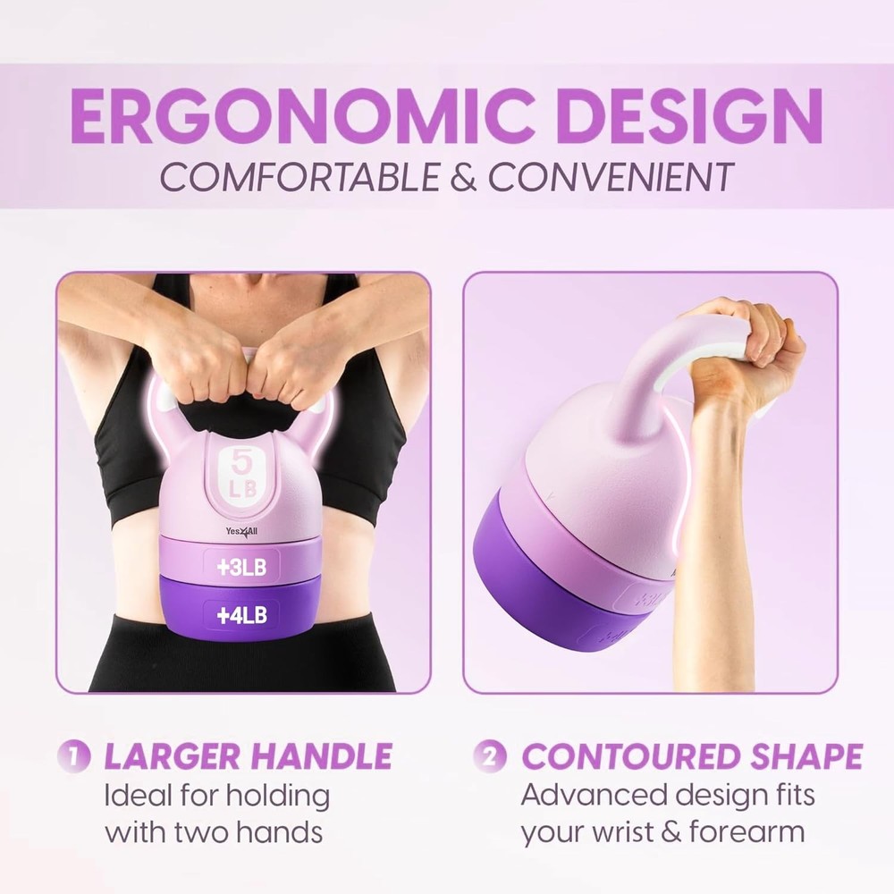 Kettlebell Sets Adjustable Kettlebell Set for Strength Training Workouts