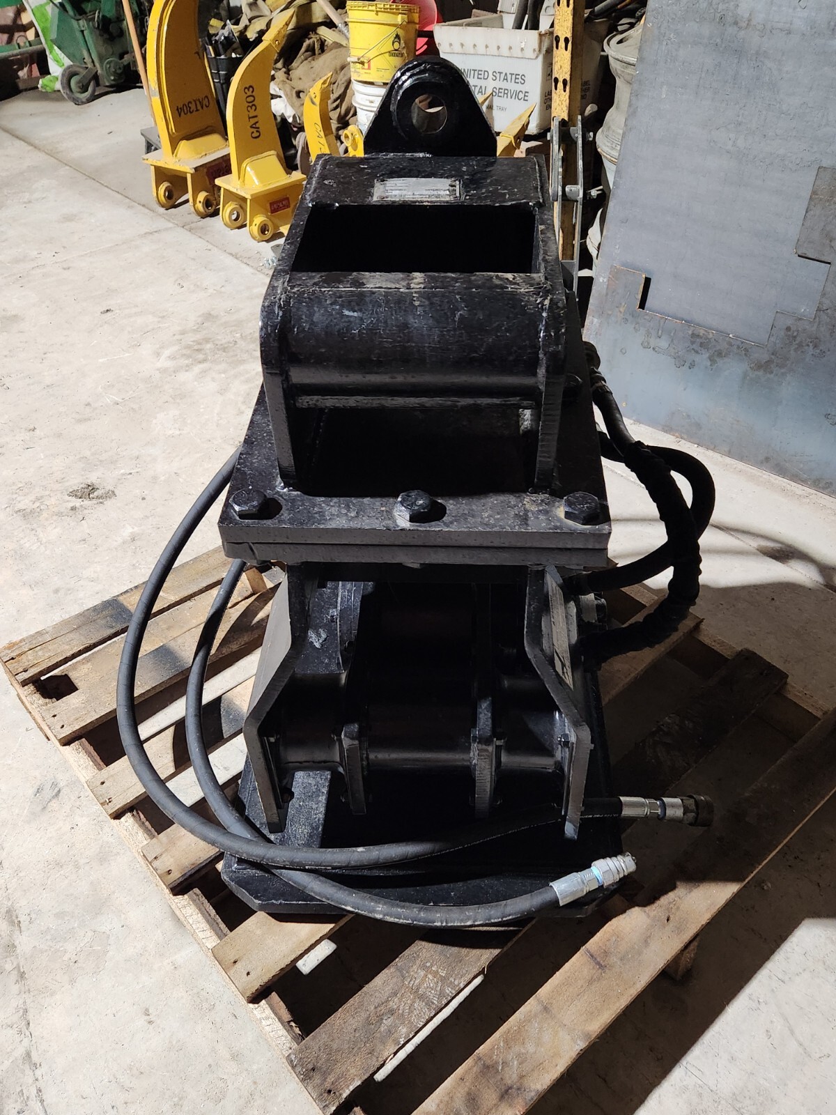 TAG Wain Roy Excavator Hydraulic Vibratory Plate Trench Compactor QC30 1.75" Pin