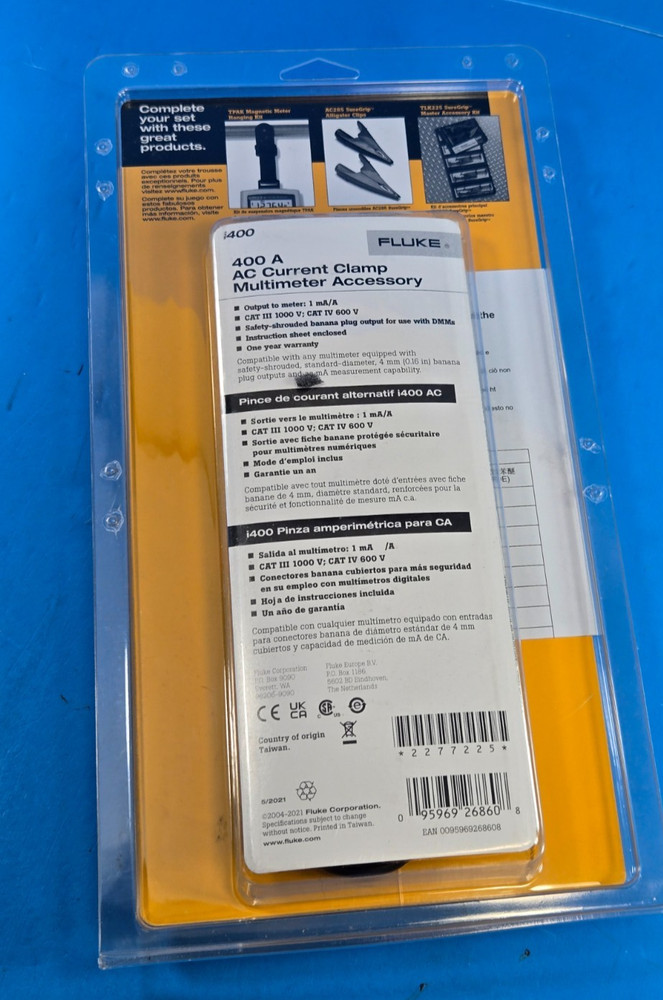 Fluke i400 AC Current Clamp Multimeter Accessory