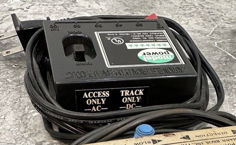 Model Power Hobby Transformer RL-1250 Model Train Set Power Supply HO Scale