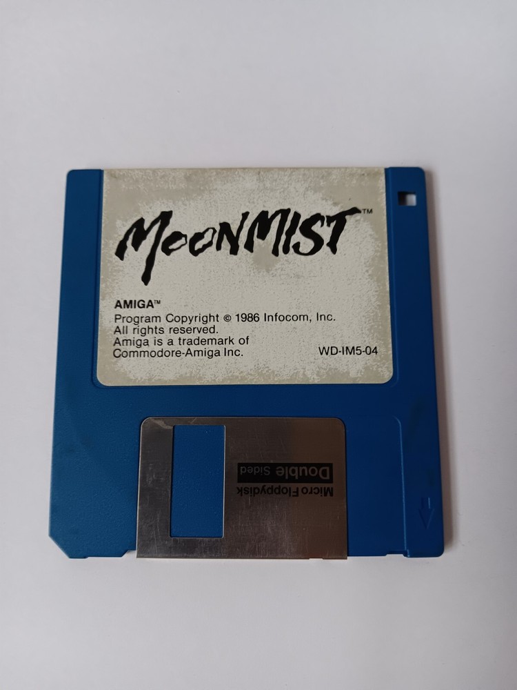 Amiga Moon Mist Computer Game Software Disk Only Tested/Works Infocom Commodore