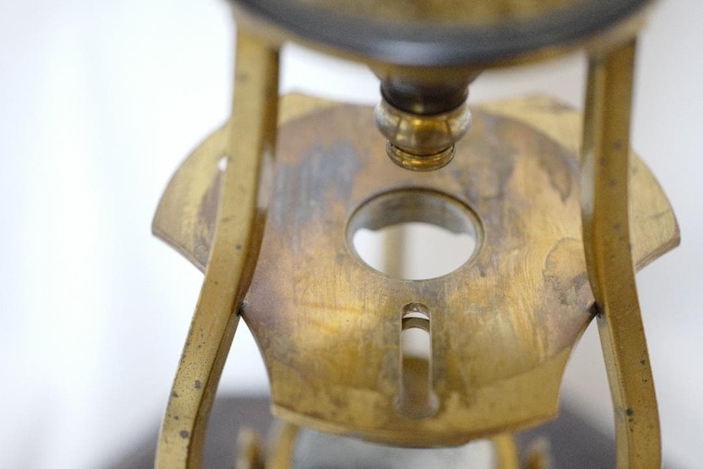 microscope antique vintage collectible Shu Loft's Culpeper microscope 1740