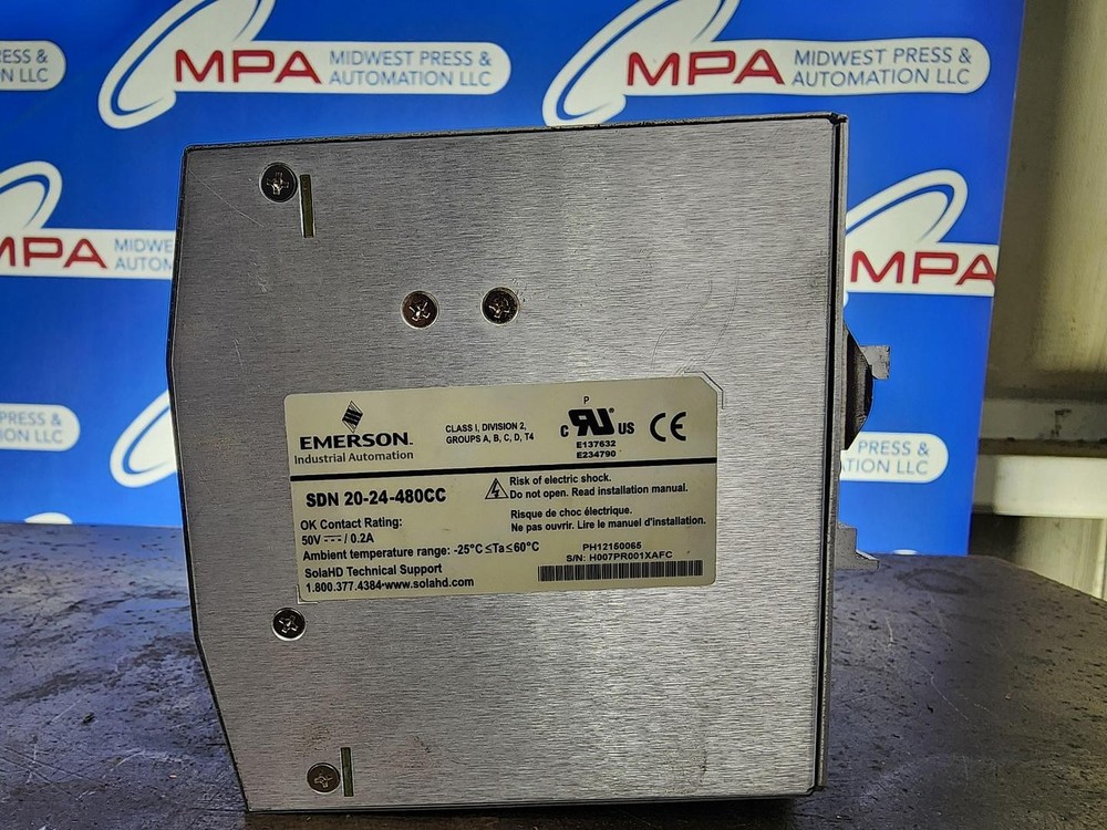 Sola SDN 20-24-480CC Power Supply