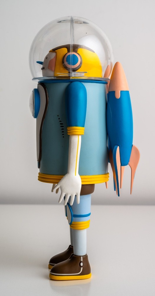 Parquerama Sentry Robot 10" Kaching Brands 2007 Signed Box