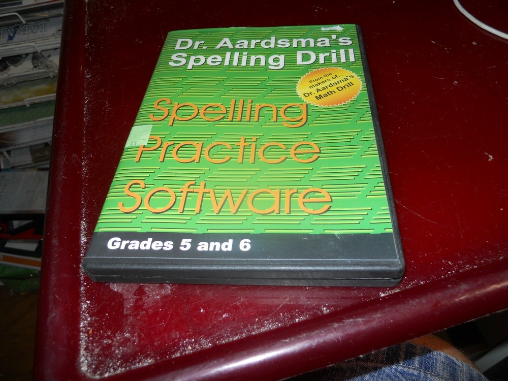 DR.AARDSMA'S SPELLING DRILL CD ROM GRADES 5 + 6 + WORKBOOK