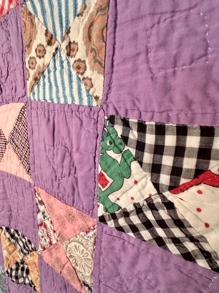 Handmade Patchwork Cotton Cutter Quilt